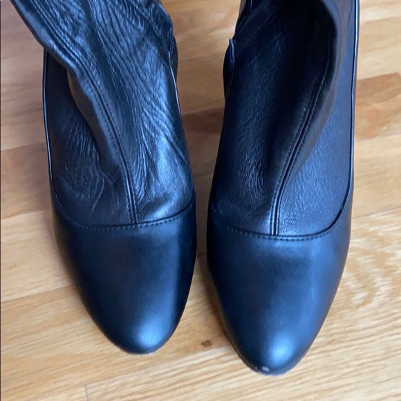 Zara Heeled ankle boot black six 6 - Picture 7 of 7
